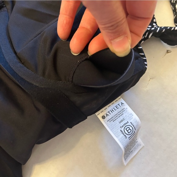 Athleta Maldives Bra top tankini swim sport top animal print NWTSz-34-B/C. AA3 - Picture 8 of 11